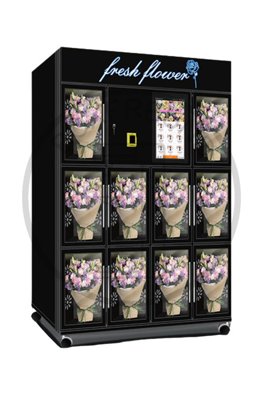 Blumenautomat Flowery mit 10 Fächer - BoxfreundWarenverkaufautomatenBlumenautomat Flowery mit 10 Fächer