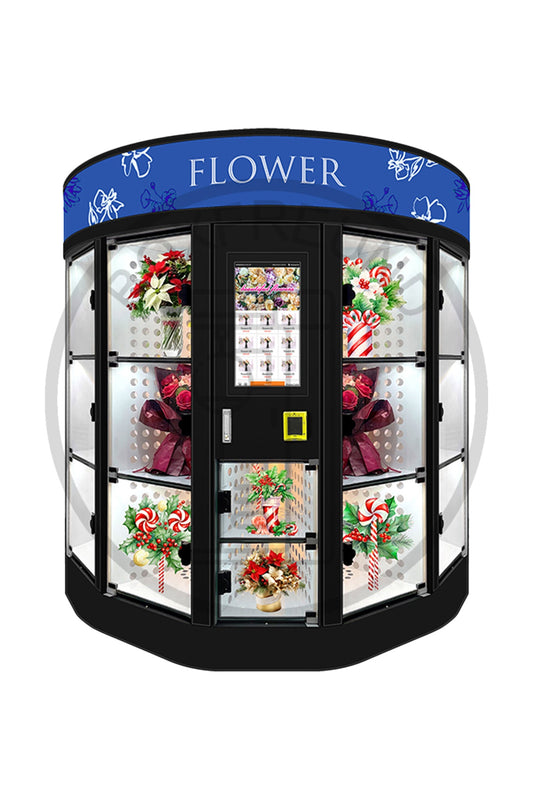 Blumenautomat Flowery mit 14 Fächer - BoxfreundWarenverkaufautomatenBlumenautomat Flowery mit 14 Fächer