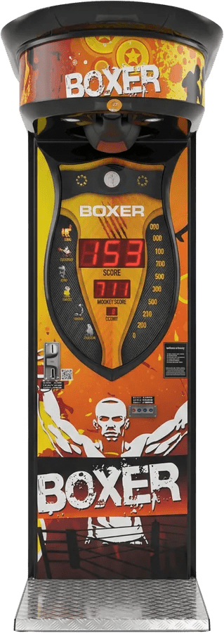 Boxing Machine Premium with Coin and Banknote Acceptance for Outdoor Use