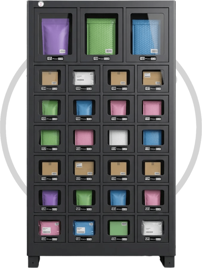 27-Locker Vending Machine