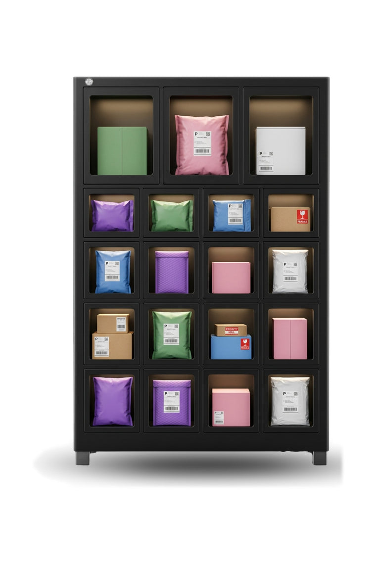 19-Locker Vending Machine