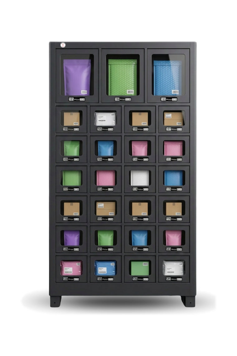 27-Locker Vending Machine