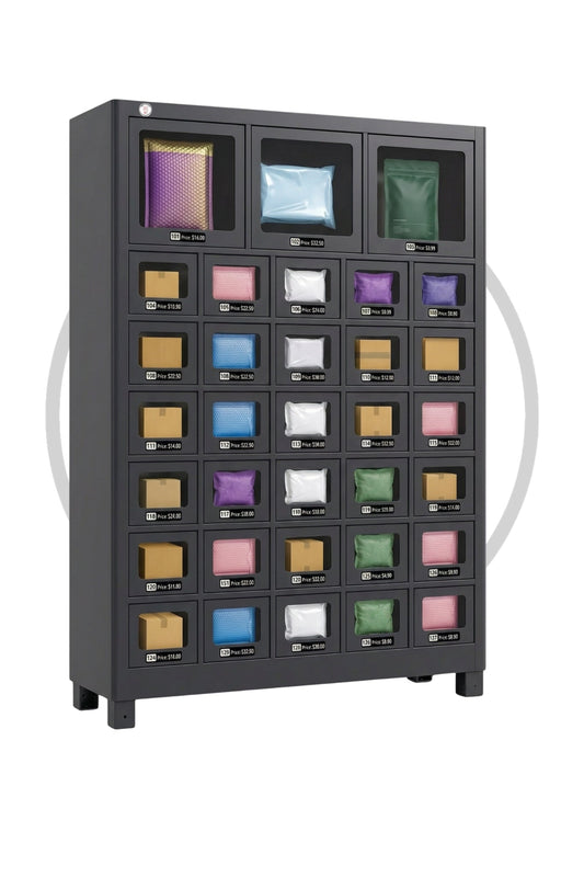 27er Fächerautomat - BoxfreundWarenverkaufautomaten27er Fächerautomat – Ansicht 2
