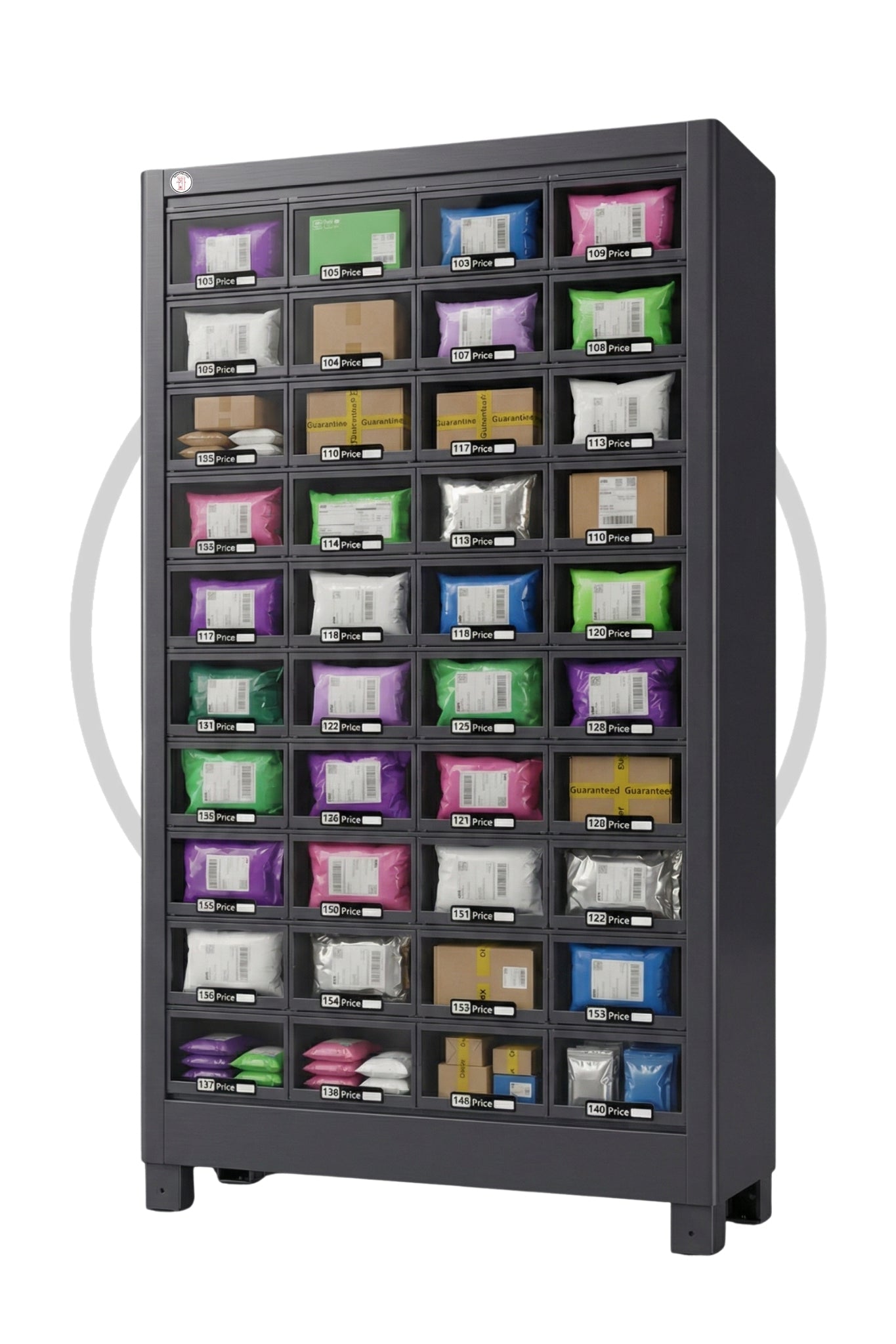 40er Fächerautomat - BoxfreundWarenverkaufautomaten40er Fächerautomat – Ansicht 2