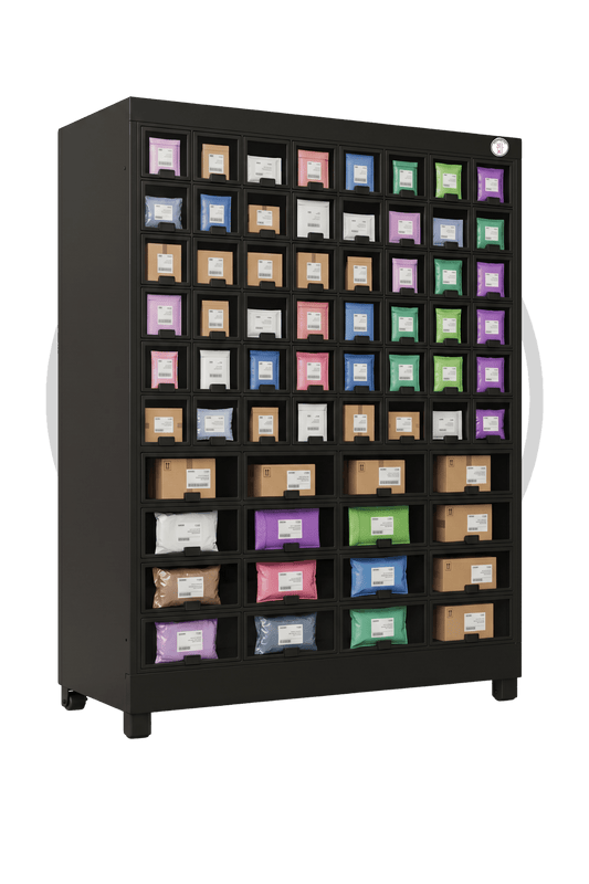 64er Fächerautomat - BoxfreundWarenverkaufautomaten64er Fächerautomat