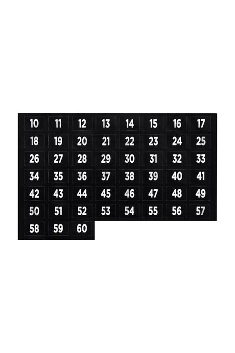 Number Stickers 01-60