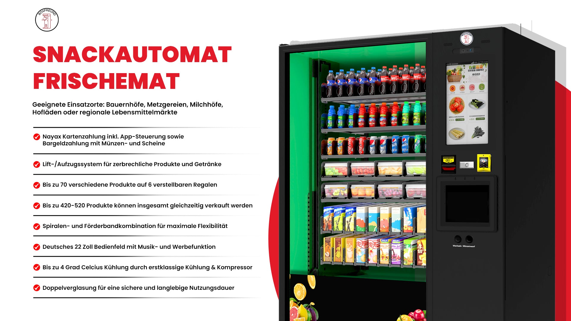 Snackautomat Frischemat – Info