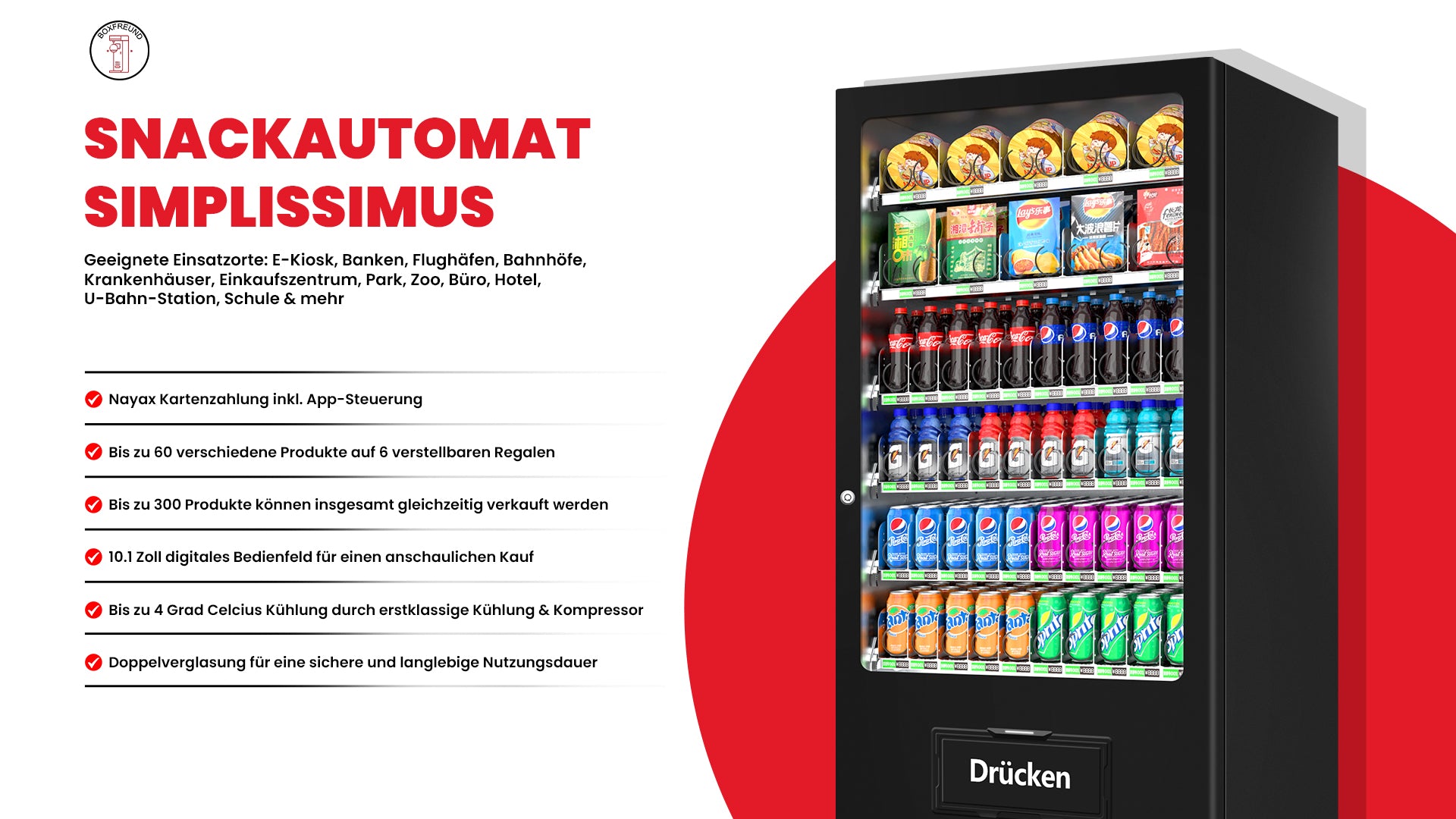 Snackautomat Simplissimus – Info