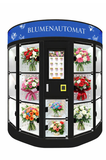 Blumenautomat Flowery mit 14 Fächer - BoxfreundWarenverkaufautomatenBlumenautomat Flowery mit 14 Fächer