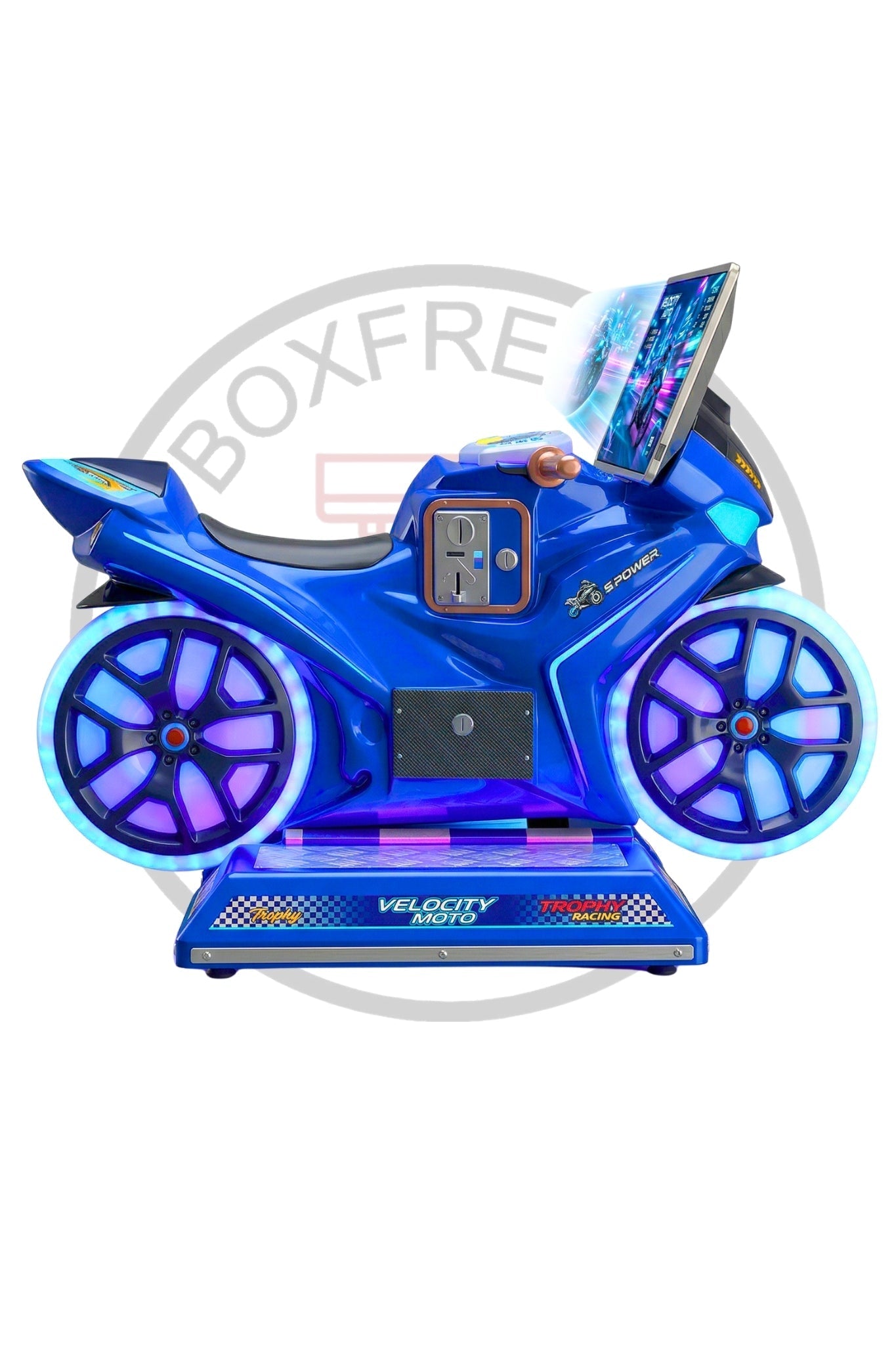 Crazy Motorcycle Kinderautomat - BoxfreundSpielautomatenCrazy Motorcycle Kinderautomat – Ansicht 3