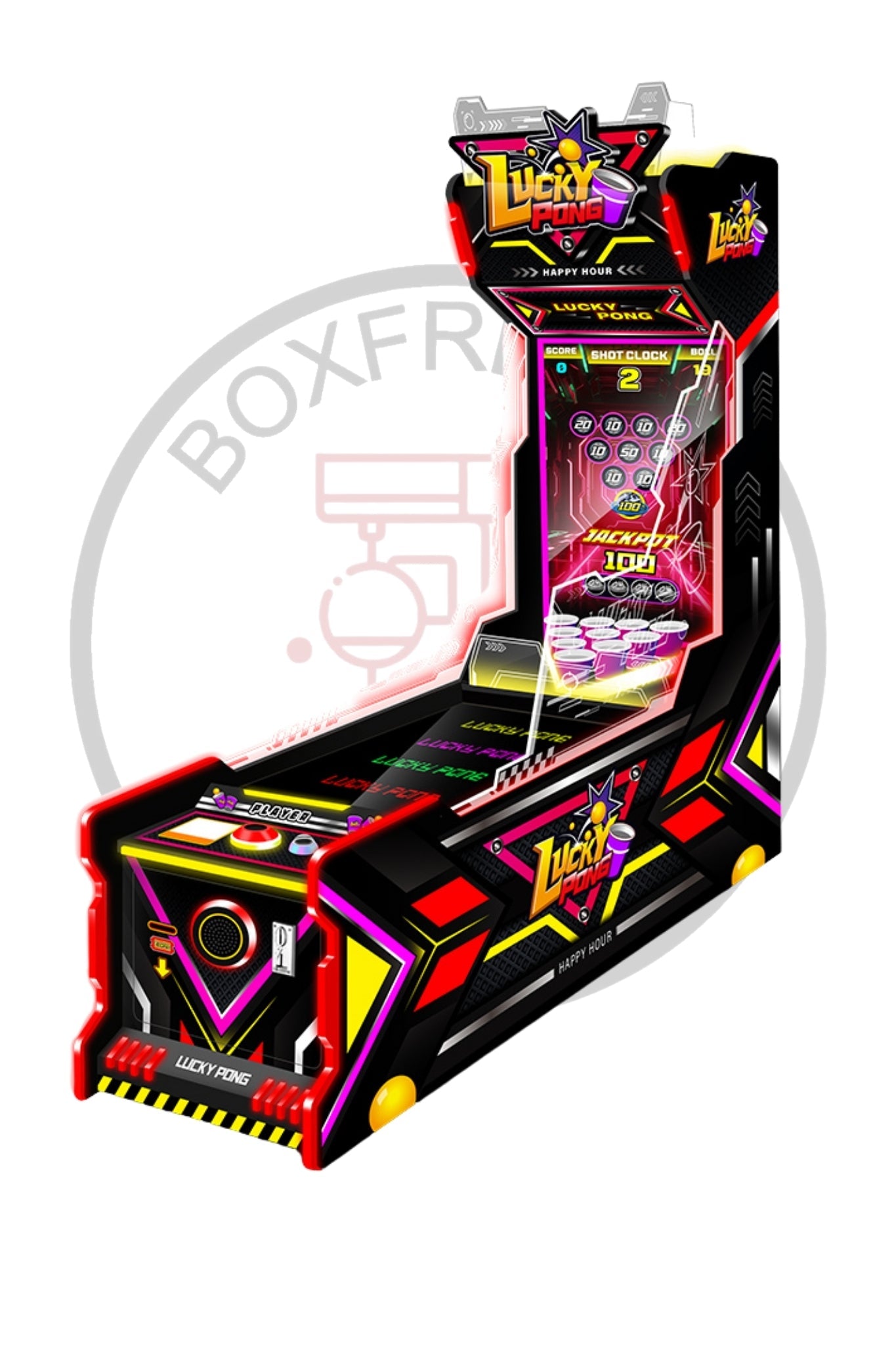 Lucky Pong Bier Pong Automat - BoxfreundSpielautomatenLucky Pong Bier Pong Automat