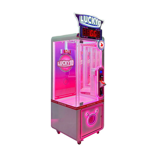 Lucky Time Lucky10 Unterhaltungsautomat mit Scheinwurf - und Münzwurf mit Trostpreisfunktion - BoxfreundSpielautomatenLucky Time Lucky10 Unterhaltungsautomat mit Scheinwurf - und Münzwurf mit Trostpreisfunktion