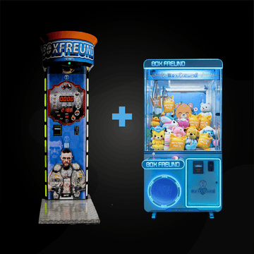 MEGA DEAL - Boxautomat Classic & Greifautomat mit Trostpreisfunktion - BoxfreundMEGA DEAL - Boxautomat Classic & Greifautomat mit Trostpreisfunktion