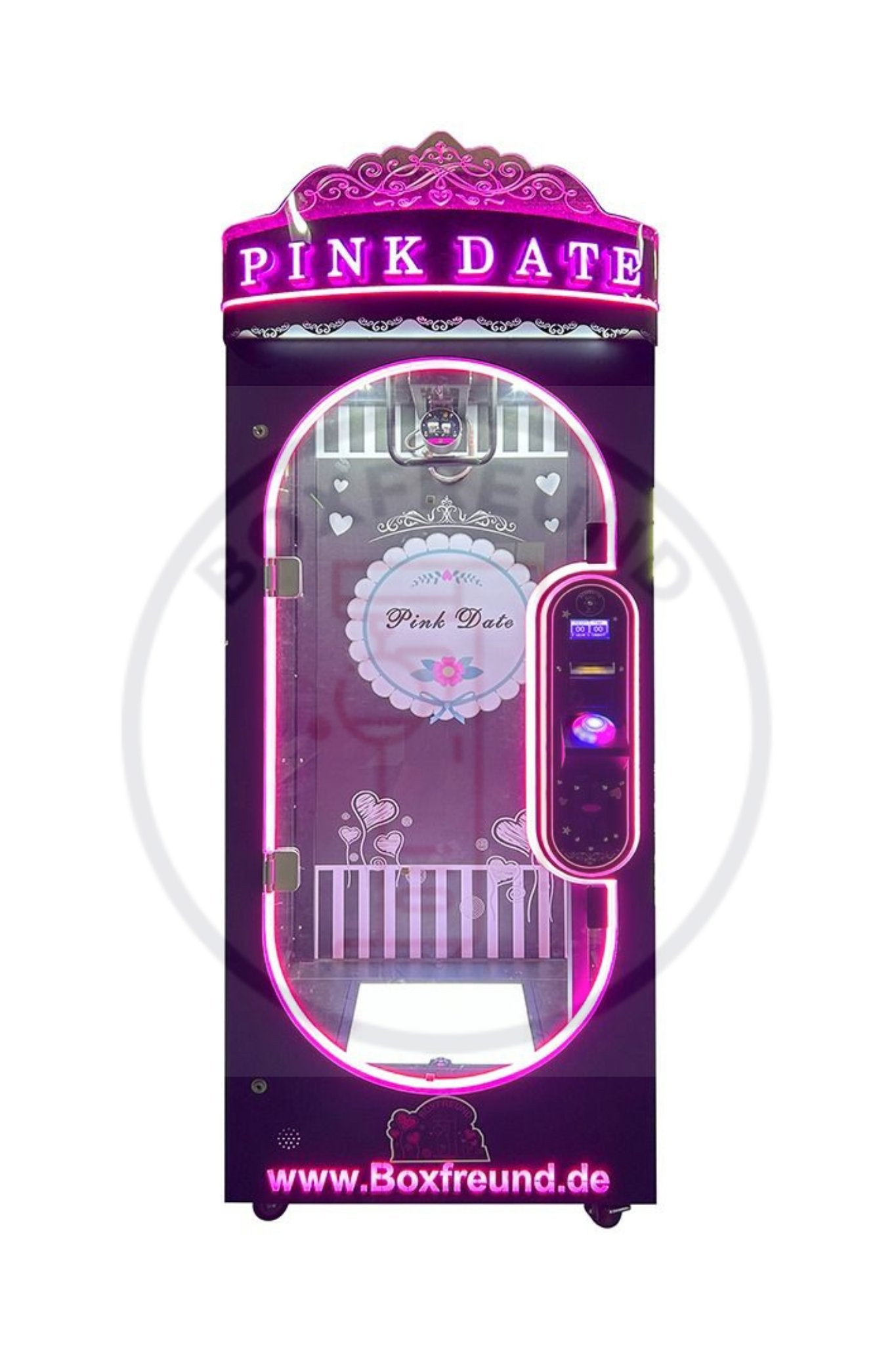 Pink Date Unterhaltungsautomat Scheinwurf - und Münzwurf - BoxfreundPink Date Unterhaltungsautomat Scheinwurf - und Münzwurf