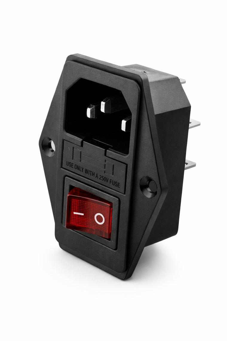 Sicherungshalter Gehäuse EIN/AUS-Schalter Arcade Netzteil Boxautomat