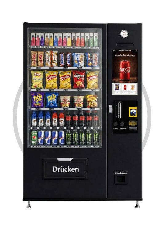 Snackautomat Future - BoxfreundWarenverkaufautomatenSnackautomat Future mit 22 Zoll Bildschirm