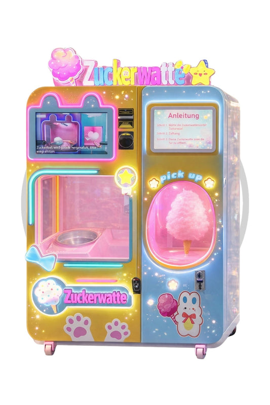 Sweet Heart Zuckerwatteautomat - BoxfreundWarenverkaufautomatenSweet Heart Zuckerwattemaschine