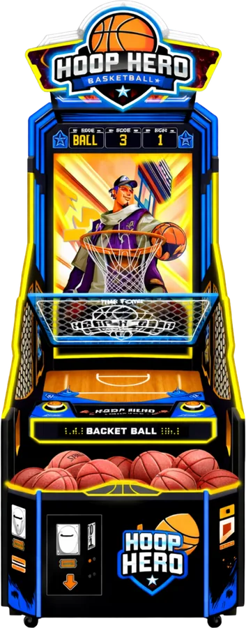 Basketball Machine Future Adults with LCD Screen